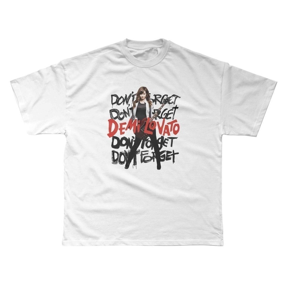 Demi Lovato Dont Forget Pop Rock Album Fan T-Shirt